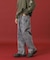 PANELED DENIM PANTS