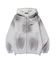 SPRAY DYED ZIP UP HOODED SWEATSHIRT