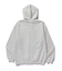 PATCHED THERMAL ZIP UP HOODED SWEATSHIRT