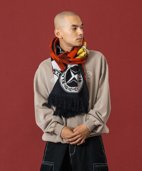 XLARGE JACQUARD SCARF｜エクストララージの通販｜&mall（アンドモール
