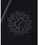 ALLOVER EMBROIDERY ZIP UP HOODED SWEATSHIRT