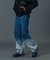 FADED DENIM PANTS