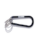 STANDARD LOGO KEYRING CARABINER