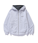 REVERSIBLE ZIP UP HOODED SWEATSHIRT