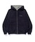 REVERSIBLE ZIP UP HOODED SWEATSHIRT