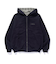 REVERSIBLE ZIP UP HOODED SWEATSHIRT