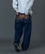 RAGE LOGO DENIM PANTS