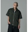 ZIP UP S/S WORK SHIRT
