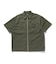 ZIP UP S/S WORK SHIRT