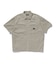 ZIP UP S/S WORK SHIRT
