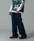 EMBROIDERED DENIM PANTS