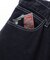 EMBROIDERED DENIM PANTS