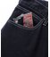 EMBROIDERED DENIM PANTS