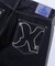 EMBROIDERED DENIM PANTS