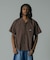 MELANGE PLAID S/S SHIRT