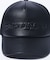 FAUX LEATHER MESH CAP
