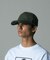 FAUX LEATHER MESH CAP