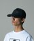 FAUX LEATHER MESH CAP