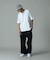 STRIPED KNIT POLO SHIRT