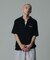 STRIPED KNIT POLO SHIRT