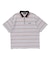 STRIPE ZIP POLO SHIRT