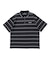 STRIPE ZIP POLO SHIRT