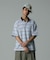 STRIPE ZIP POLO SHIRT