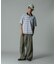 STRIPE ZIP POLO SHIRT