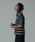 STRIPE ZIP POLO SHIRT
