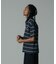 STRIPE ZIP POLO SHIRT