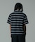 STRIPE ZIP POLO SHIRT
