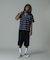 STRIPE ZIP POLO SHIRT