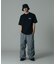 SPRAY PRINTED S/S TEE