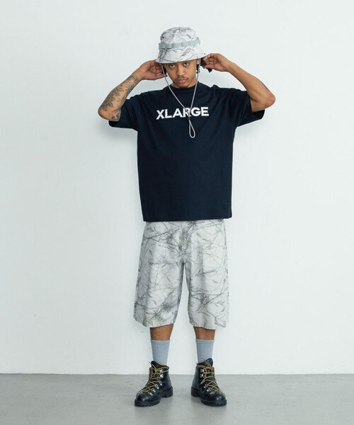 RHINESTONE LOGO S/S TEE｜エクストララージの通販｜&mall（アンド