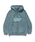 WASHED SLANTED OG ZIP HOODED SWEATSHIRT