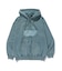 WASHED SLANTED OG ZIP HOODED SWEATSHIRT