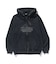 WASHED SLANTED OG ZIP HOODED SWEATSHIRT