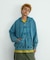 WASHED SLANTED OG ZIP HOODED SWEATSHIRT