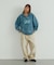 WASHED SLANTED OG ZIP HOODED SWEATSHIRT