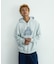 WASHED SLANTED OG ZIP HOODED SWEATSHIRT