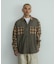 PLAID PANEL L/S SHIRT