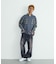 PLAID PANEL L/S SHIRT