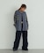 PLAID PANEL L/S SHIRT