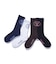 X MONSTER LOGO SOCKS