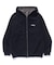 DOUBLE LAYERED ZIP HOODED SWEATSHIRT