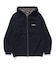 DOUBLE LAYERED ZIP HOODED SWEATSHIRT