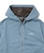 DOUBLE LAYERED ZIP HOODED SWEATSHIRT