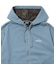 DOUBLE LAYERED ZIP HOODED SWEATSHIRT