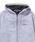DOUBLE LAYERED ZIP HOODED SWEATSHIRT