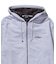 DOUBLE LAYERED ZIP HOODED SWEATSHIRT